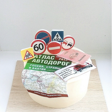 Торт "Покорительнице дорог" купить - воткинск.сладкоежкин.рф