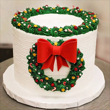 «Рождественский венок» купить - воткинск.сладкоежкин.рф
