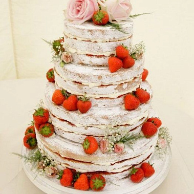Торт клубничные розы купить - воткинск.сладкоежкин.рф