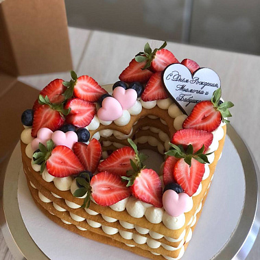 Торт «Сердце» купить - воткинск.сладкоежкин.рф