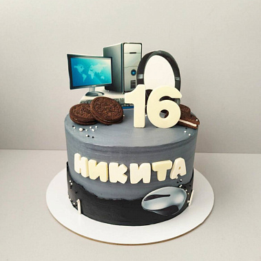 Торт "Компьютер" купить - воткинск.сладкоежкин.рф