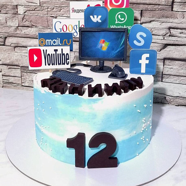 Торт "Соц-сети" купить - воткинск.сладкоежкин.рф