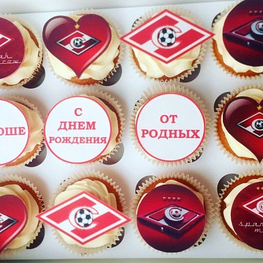 Капкейки "Спартак" купить - воткинск.сладкоежкин.рф