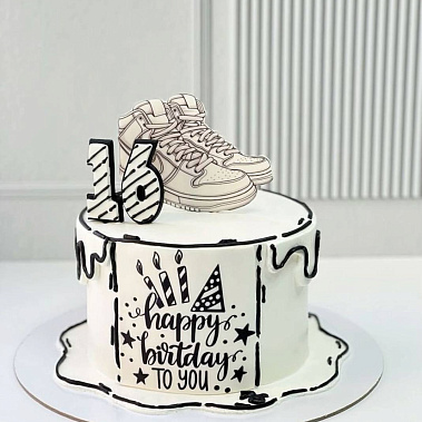 Торт "Кроссовки" купить - воткинск.сладкоежкин.рф